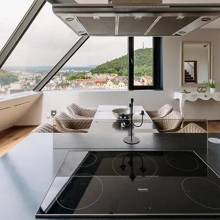Unique Penthouse With Terrace And Exceptional View * Karlovy Vary